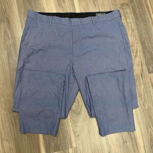Bonobos Weekday Warrior Tuesday Athletic Pants Mens‎ 38x32 Blue Micro Dobby